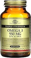 Vista 4 de Omega-3 "950" mg Solgar 50 Cápsulas Blandas