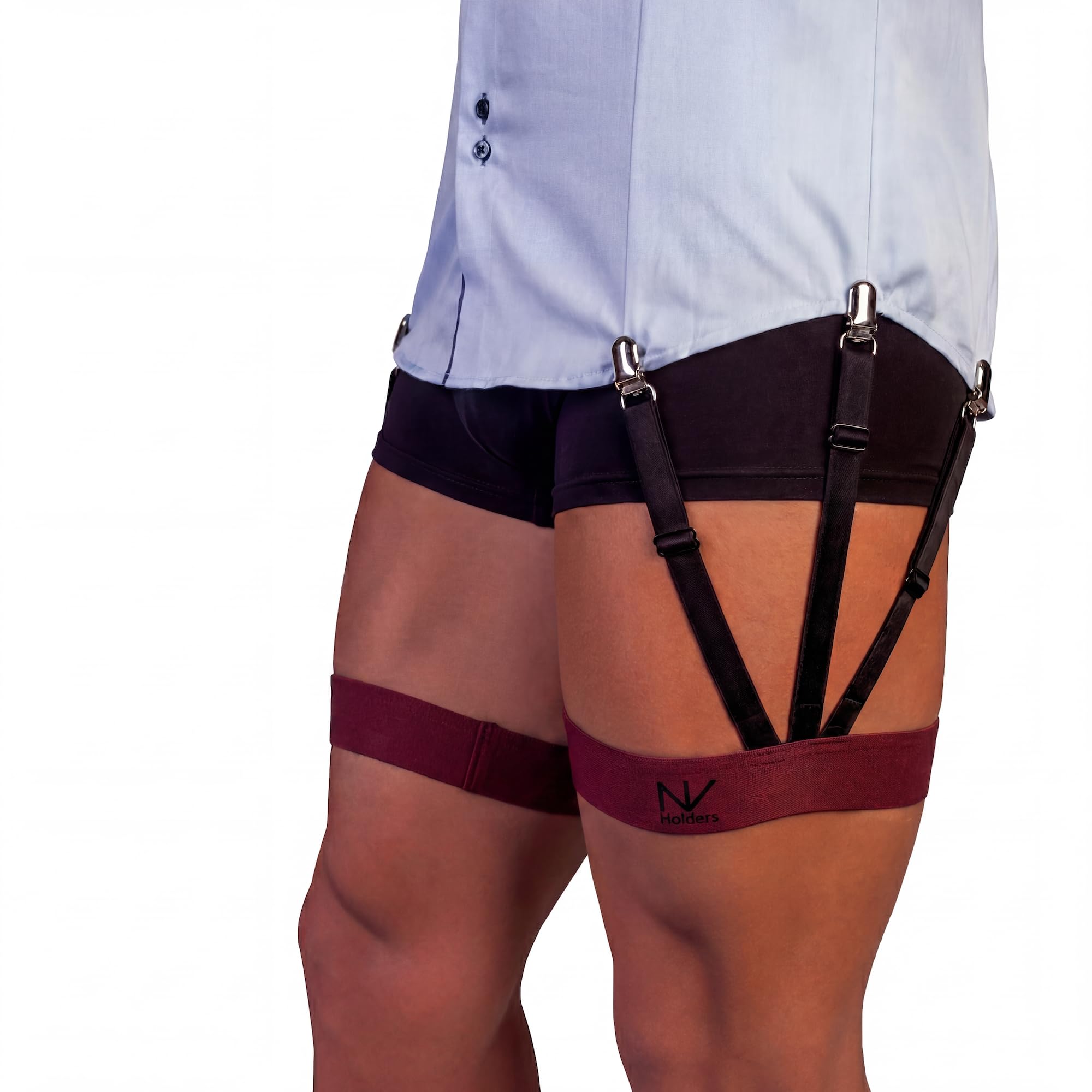 Porte-chemises NV HOLDERS S-Holder rouge/noir en taille M de 55 à 60 cm
