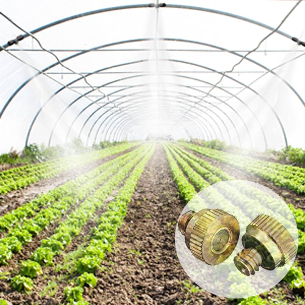 RXIRUCGD Seven-Hole Atomizing Nozzle Head 7 Holes Misting Spray Nozzle Nozzle Garden Watering