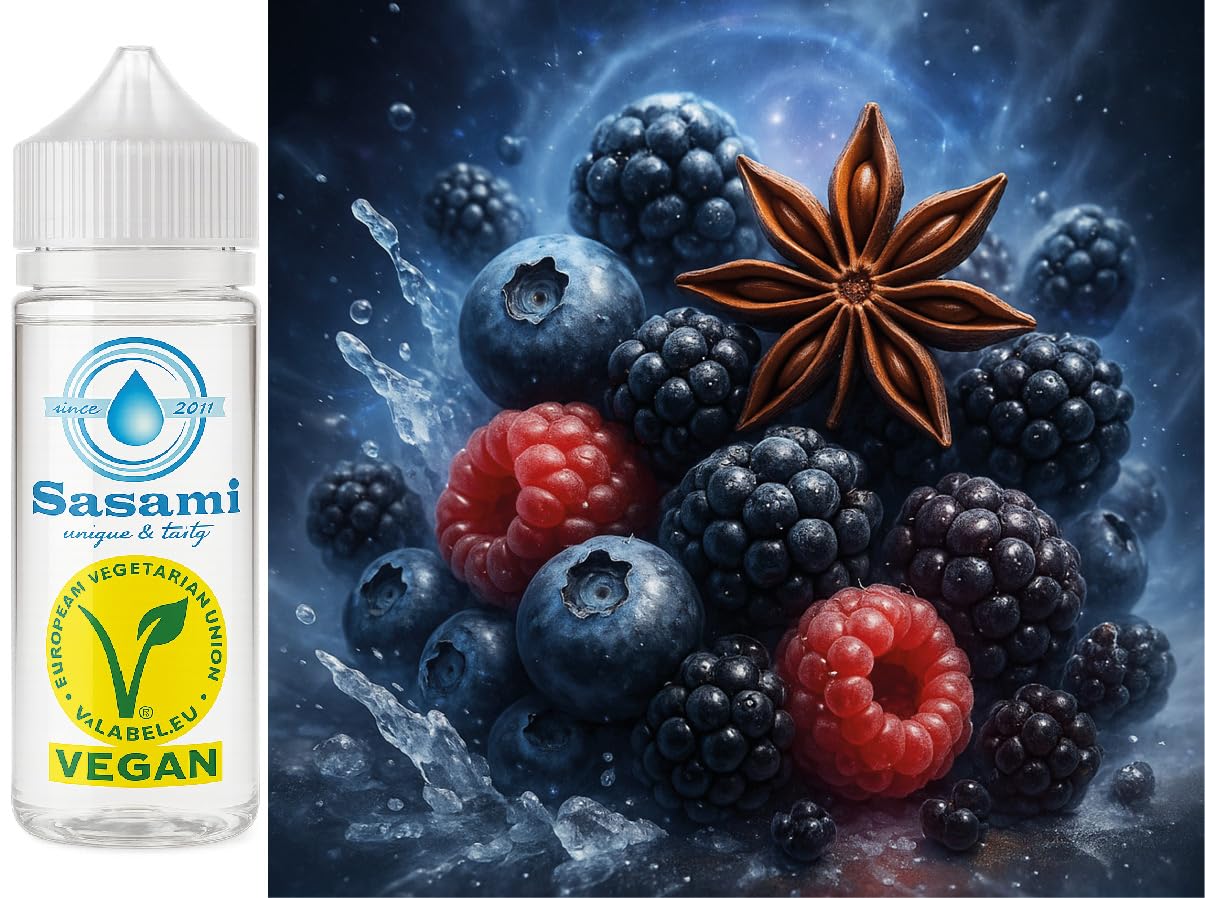 Frozen Nebula mix di bacche anice ghiaccio aroma concentrato - vegano - Sasami - 100ml