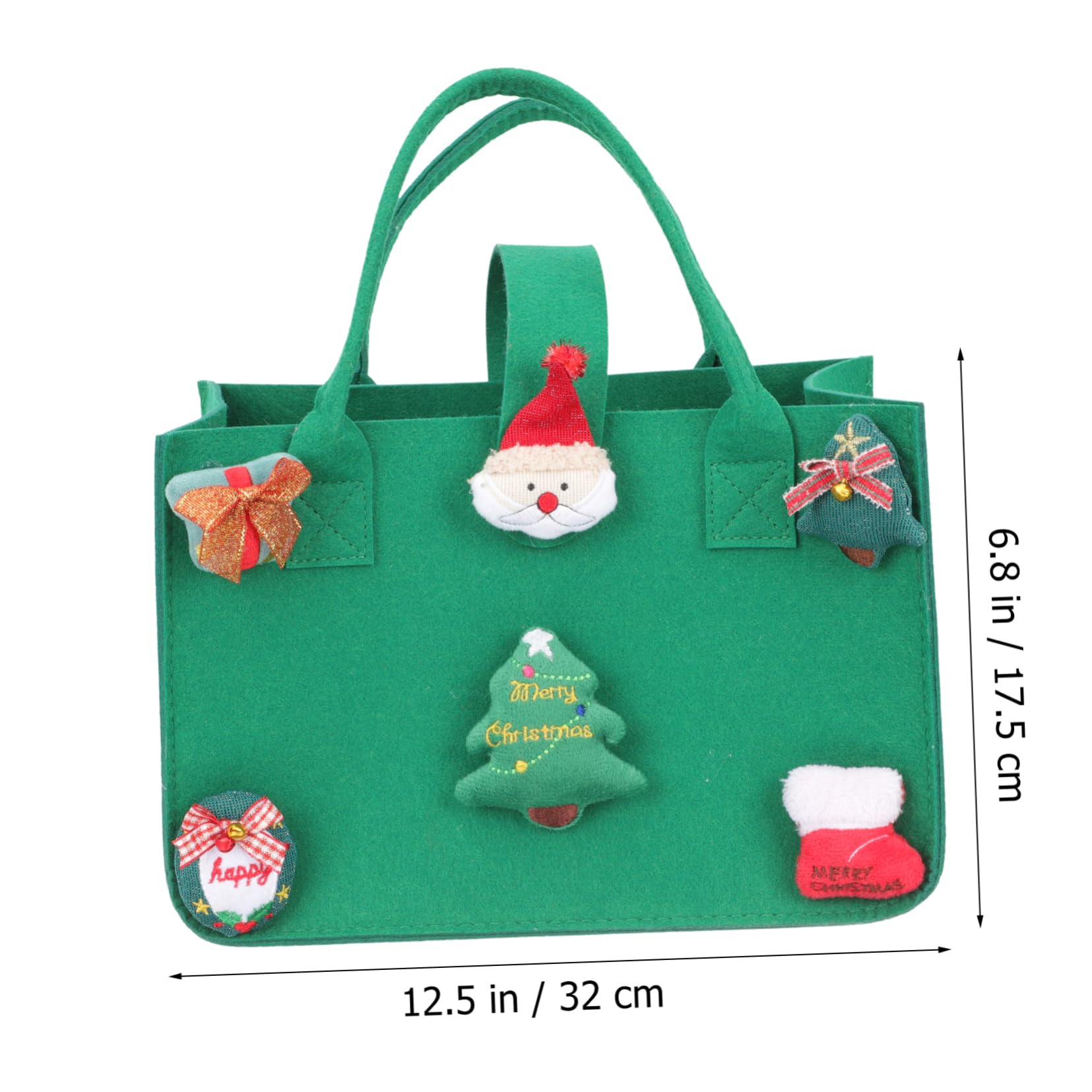 4 Pezzi Borse Natalizie in Sacchetti per Regali Xmas Buste per Caramelle e Decorazioni Festive e Riutilizzabili