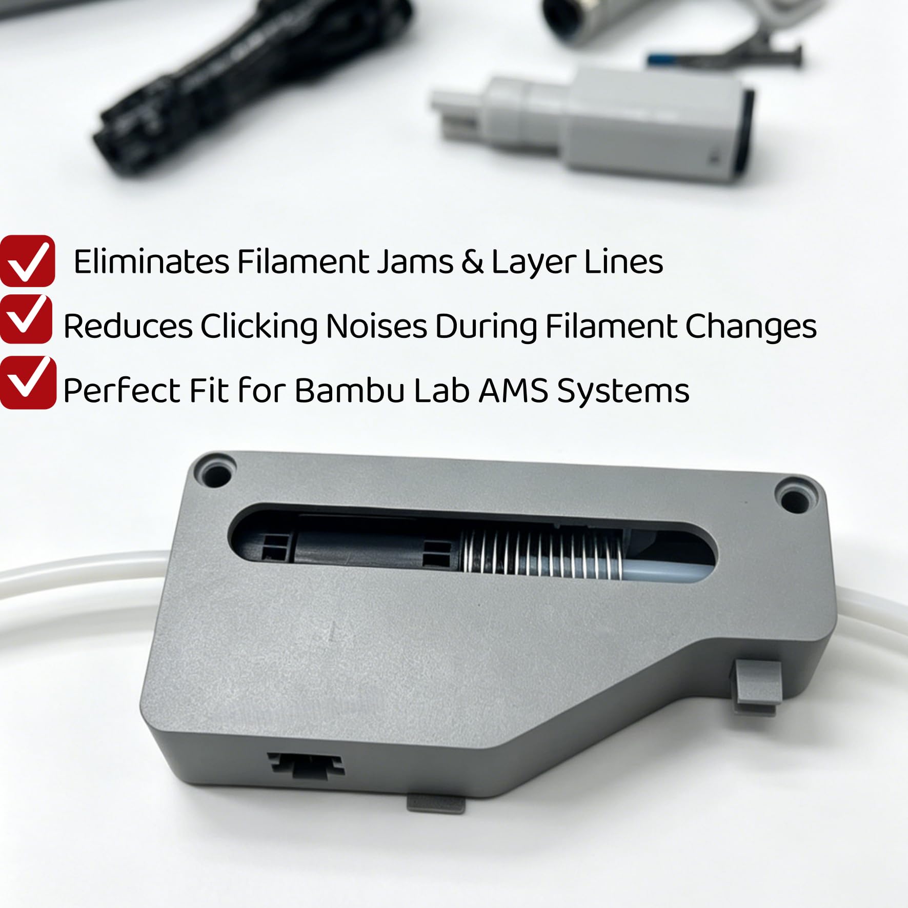 Bambu Lab AMS 純正 フィラメントバッファー/チューブ付 Amazon.co.jp: AMSフィラメントバッファー Bambu Lab AMS用 3D
