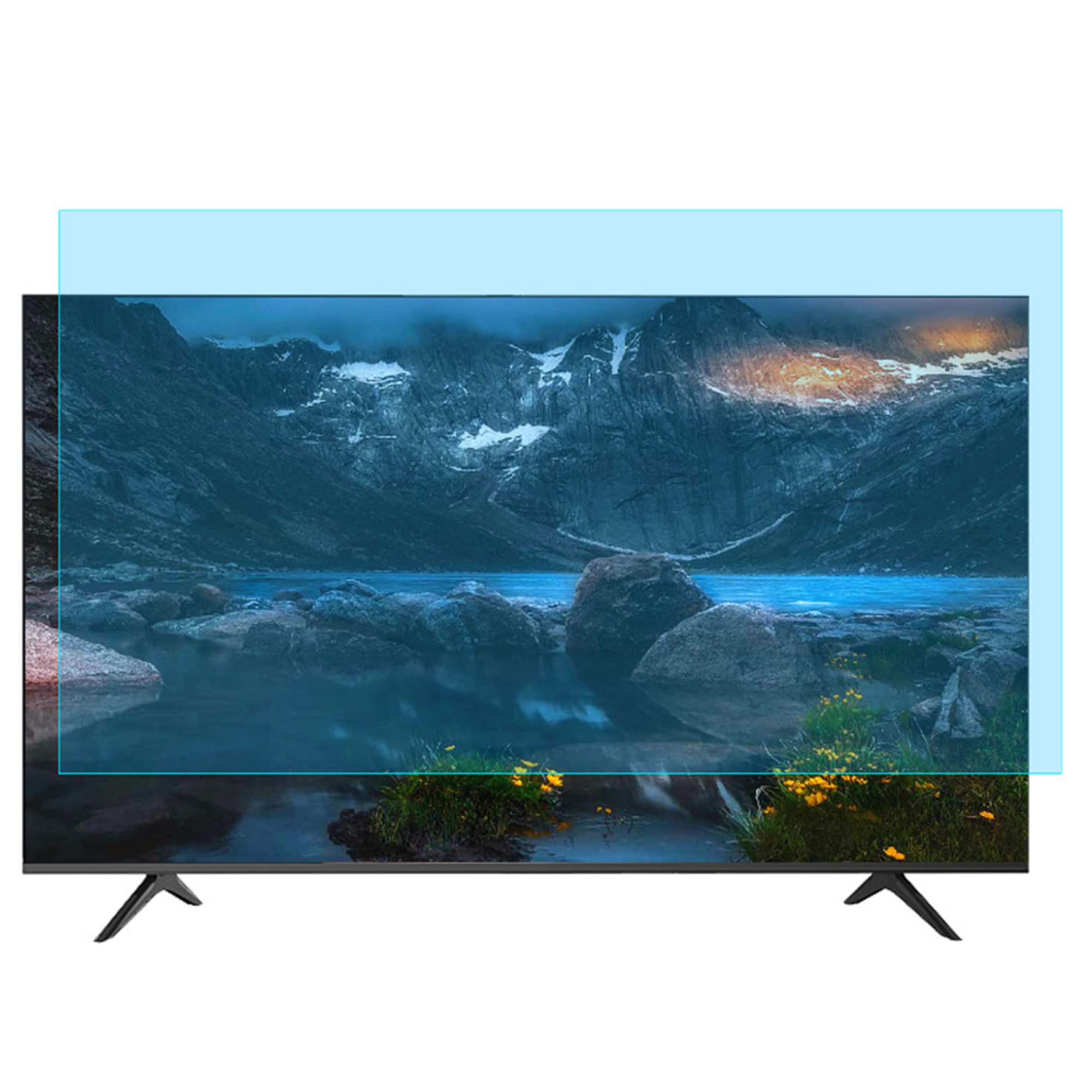 Protecteur d'écran TV anti-lumière bleue et anti-reflet pour filtrer la fatigue oculaire