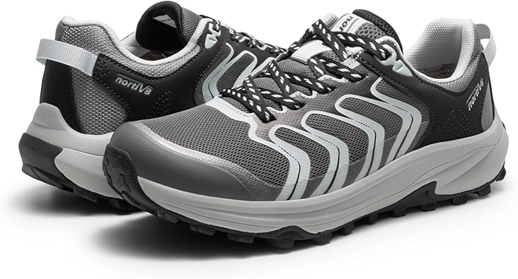 NORTIV 8 Women's Hiking Shoes Lightweight Walking Sneakers with Arch Support Outdoor Work Camping Tennis Workout Cross Training Echo NORTIV 8 Women's Hiking Shoes Lightweight Walking Sneakers with Arch Support Outdoor Work Camping Tennis Workout Cross Training Echo