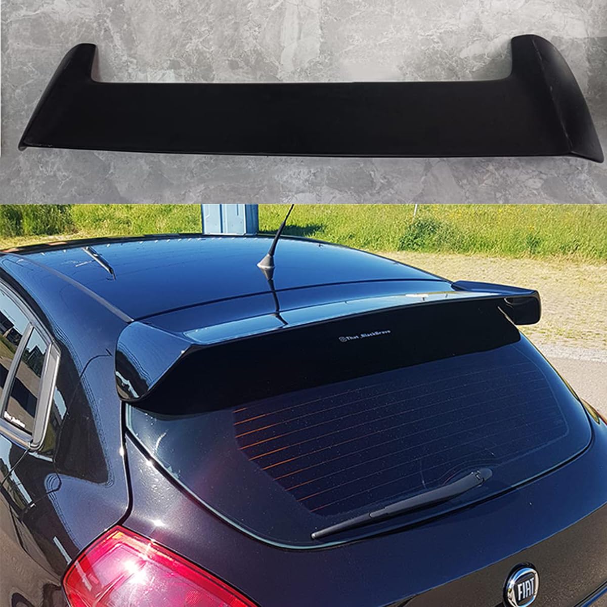 Kit Carrozzeria Sportivo Auto Paraurti Anteriore Lip Splitter, Per FIAT BRAVO II 2008-2012 2009 2010 2011, ABS Lip Paraurti Anteriore Splitter Lip Body Kit Mento Spoiler Diffusore Diffusore Anteriore Auto Sportivo - 10