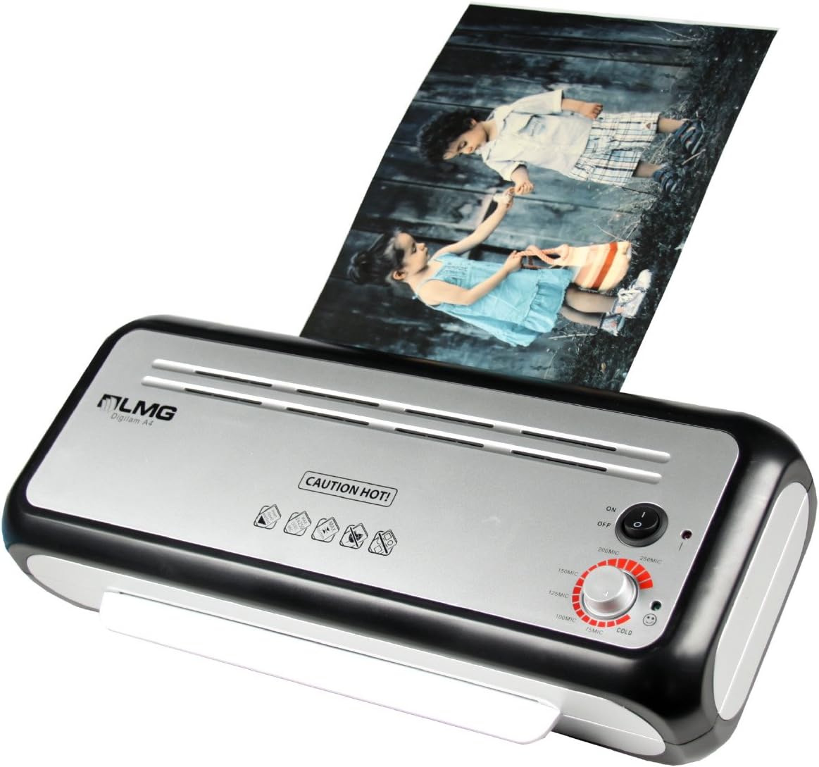 R&B Digilam 240 A4 Laminator, Up to 250 Microns, 4 Rollers, 340mm/min Speed, White