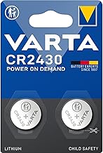 VARTA Batteries Electronics CR2430 Lithium button cell battery 2-pack, Button cells in original blister pack of 2