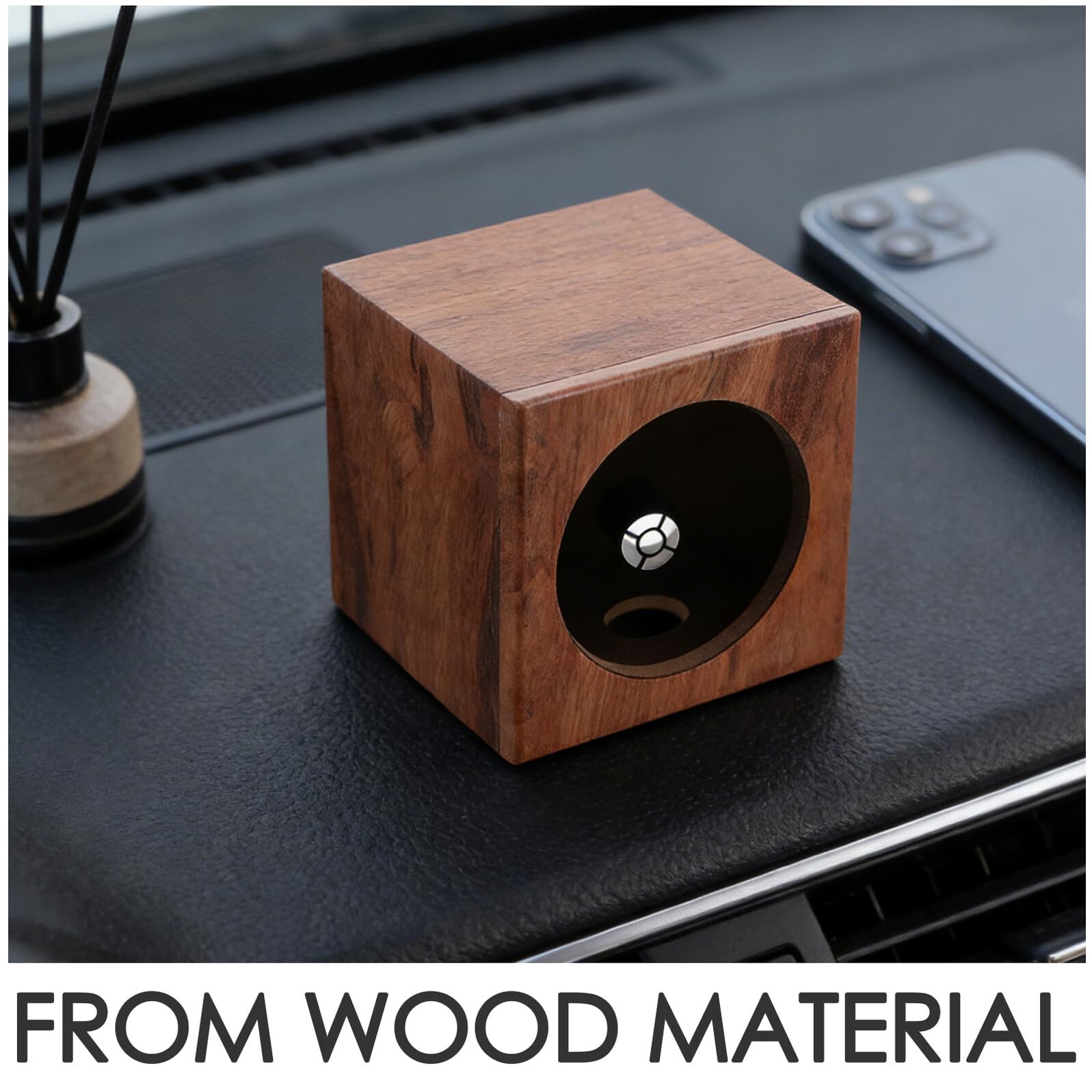 Caja de Subwoofer de Madera Sellada para Coche y Camión 6,5 Pulgadas, Caja de Altavoces de Audio para Vehículo Diseño Resistente, Uso en Sistemas de Sonido Automotriz y Equipo