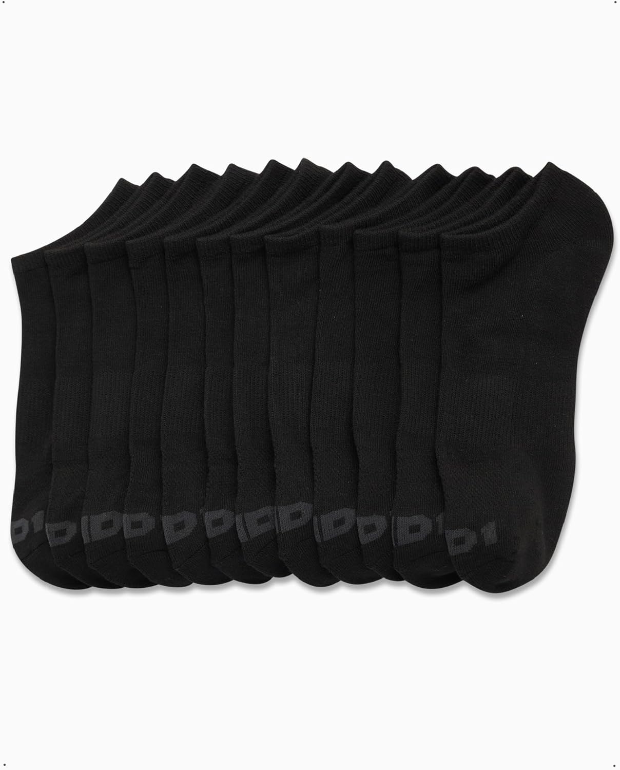 AND1 Mens Low Cut Socks - 12 Pack Performance Stretch Athletic Compression Sock for Men - Sports No Show Socks (6-12.5) - Image 3