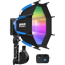 Amaran Ray 120c 120W RGB Video Light Softbox Included Bowens Mount Ultra-Compact Full-Color COB Light Support APP Control 120, Watts