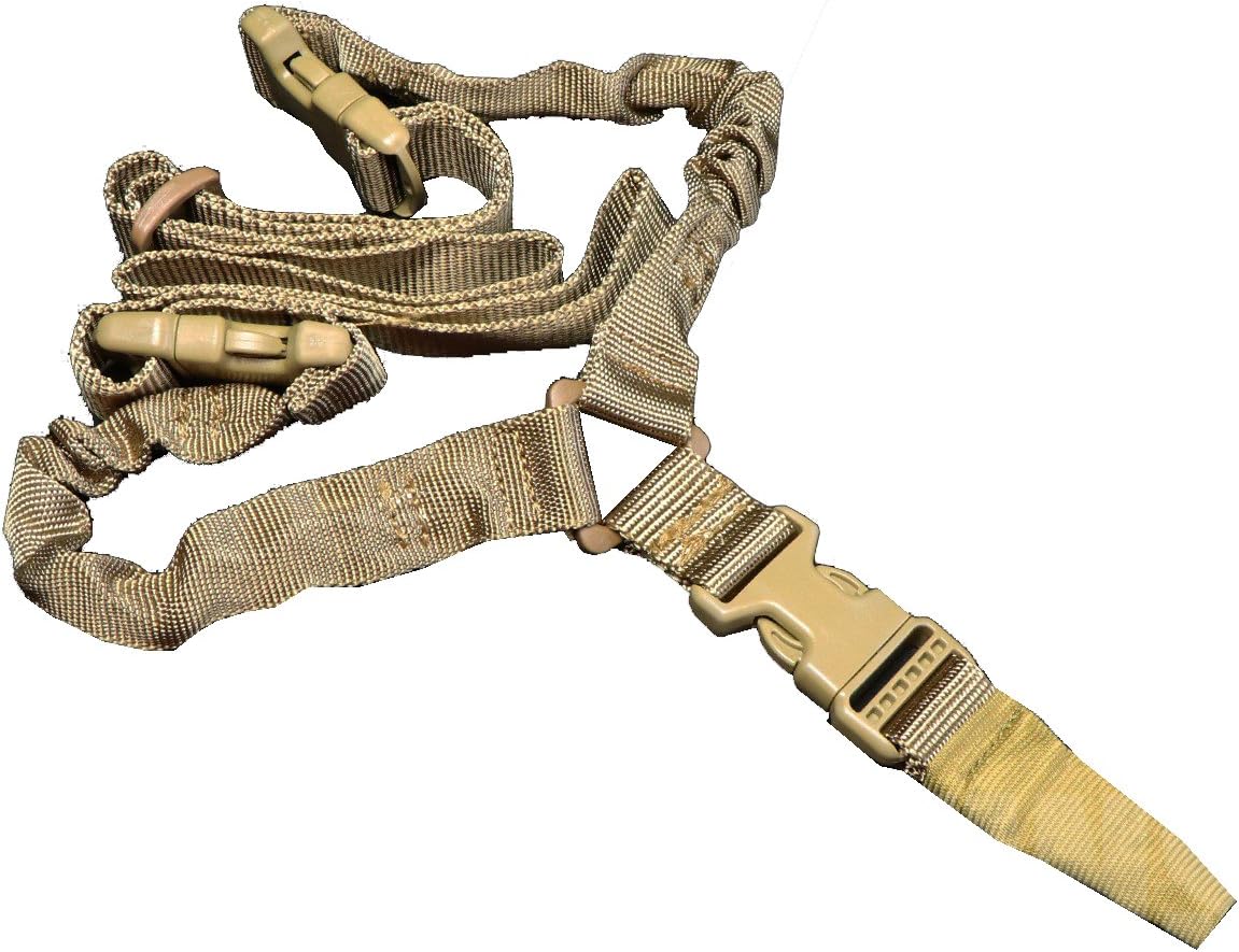 HTUK® Airsoft One Point Sling Single Point Bungee Sling Tactical