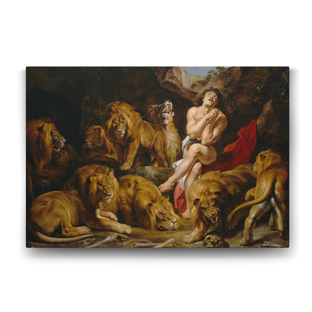 Peter Paul Rubens - Lions Tablosu - 45x30cm