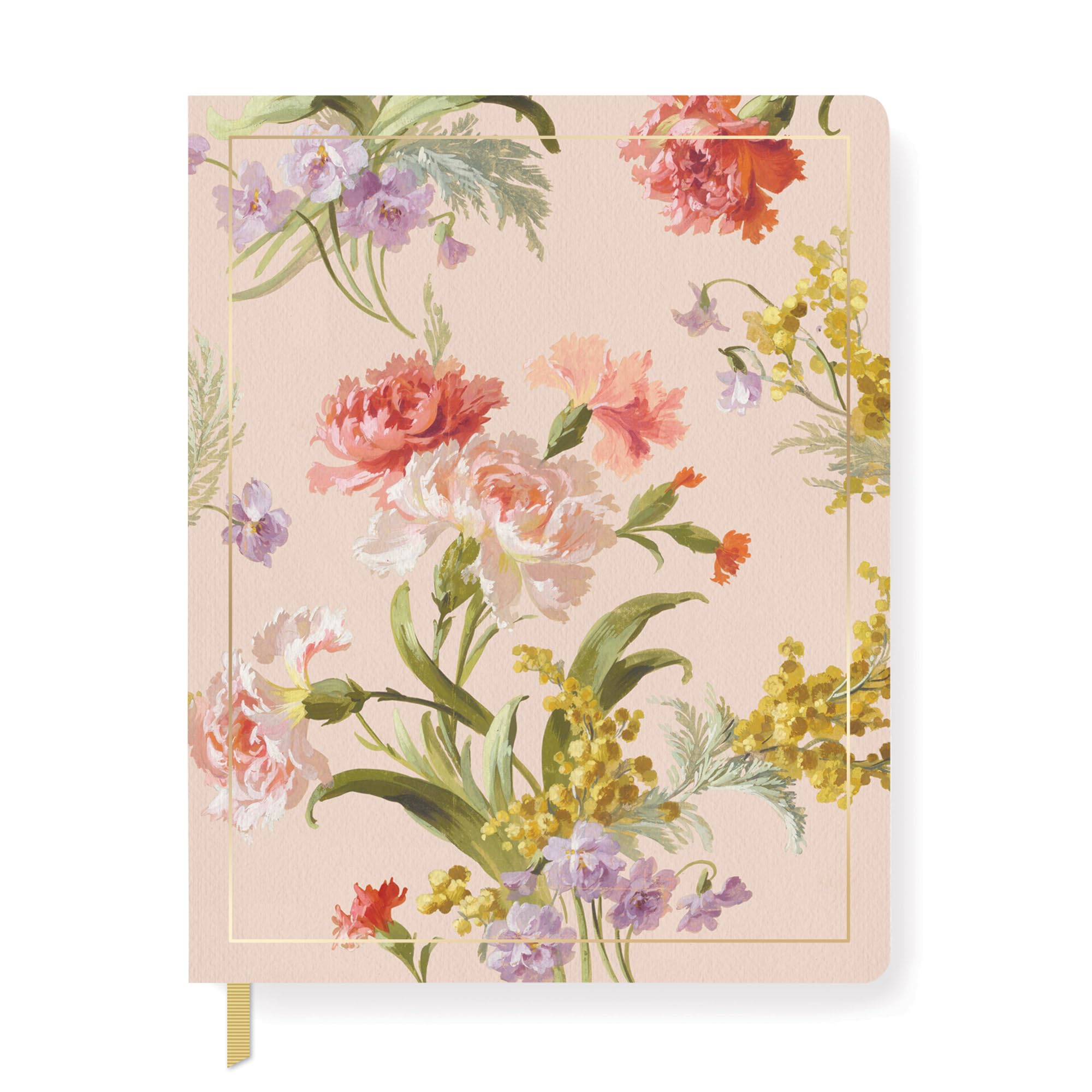 Fringe Studio Classic Large Paperback Journal, FLEUR PEONY, Approx. 7.5” w x 9.5” h, 208 Pg, Fleur Collection (841PA006FSC) — image 1