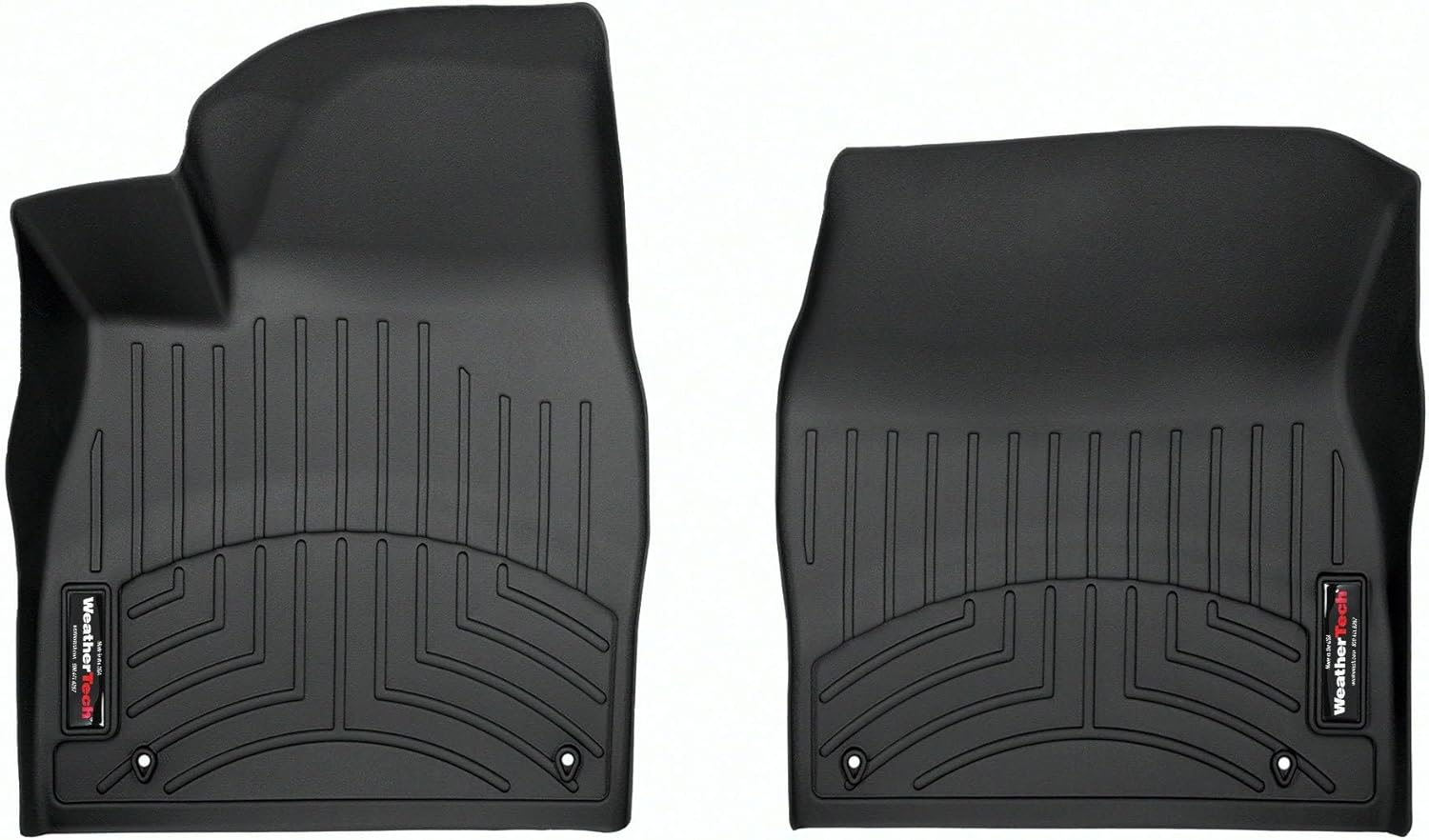 WeatherTech Custom Fit FloorLiners for Kia EV6, EV6, EV6-1st Row (4417231), Black
