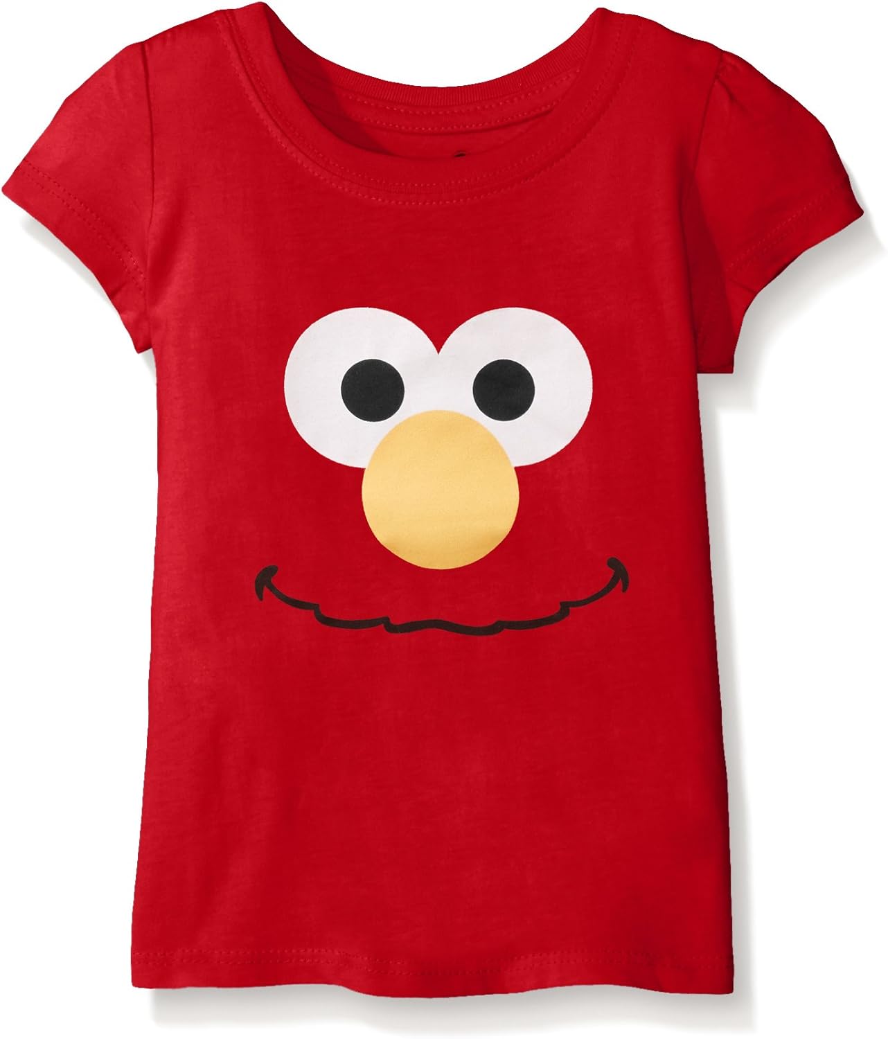 Sesame Street Girls' Toddler Girls' Best Friends Short-Sleeved Puff T-Shirt