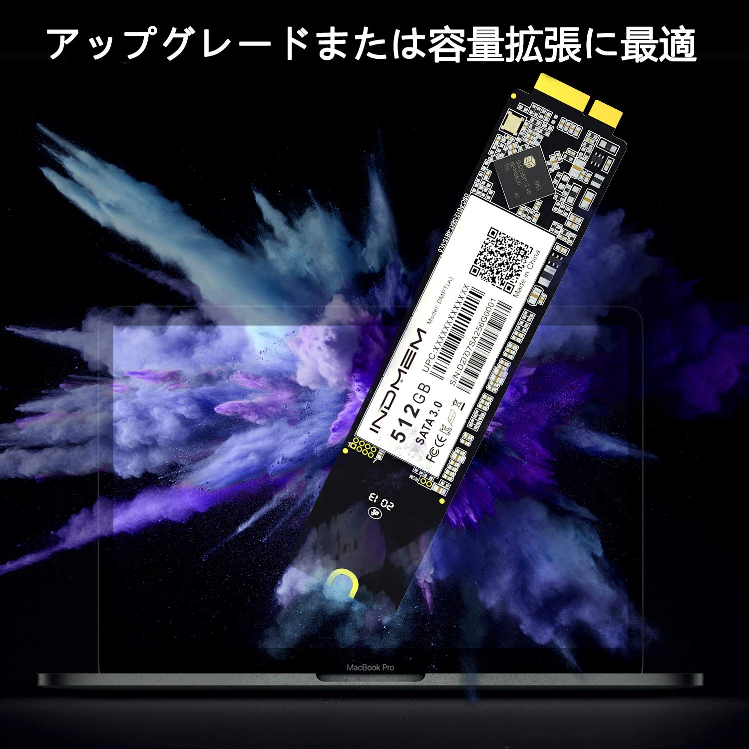 Amazon | INDMEM SSD 512GB MacBook Pro Retina 専用アップグレード