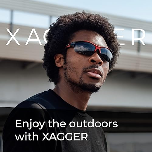 Miniatura 6 de Xagger Gafas de sol polarizadas deportivas para hombres y mujeres UV400 Wrap Around gafas deportivas