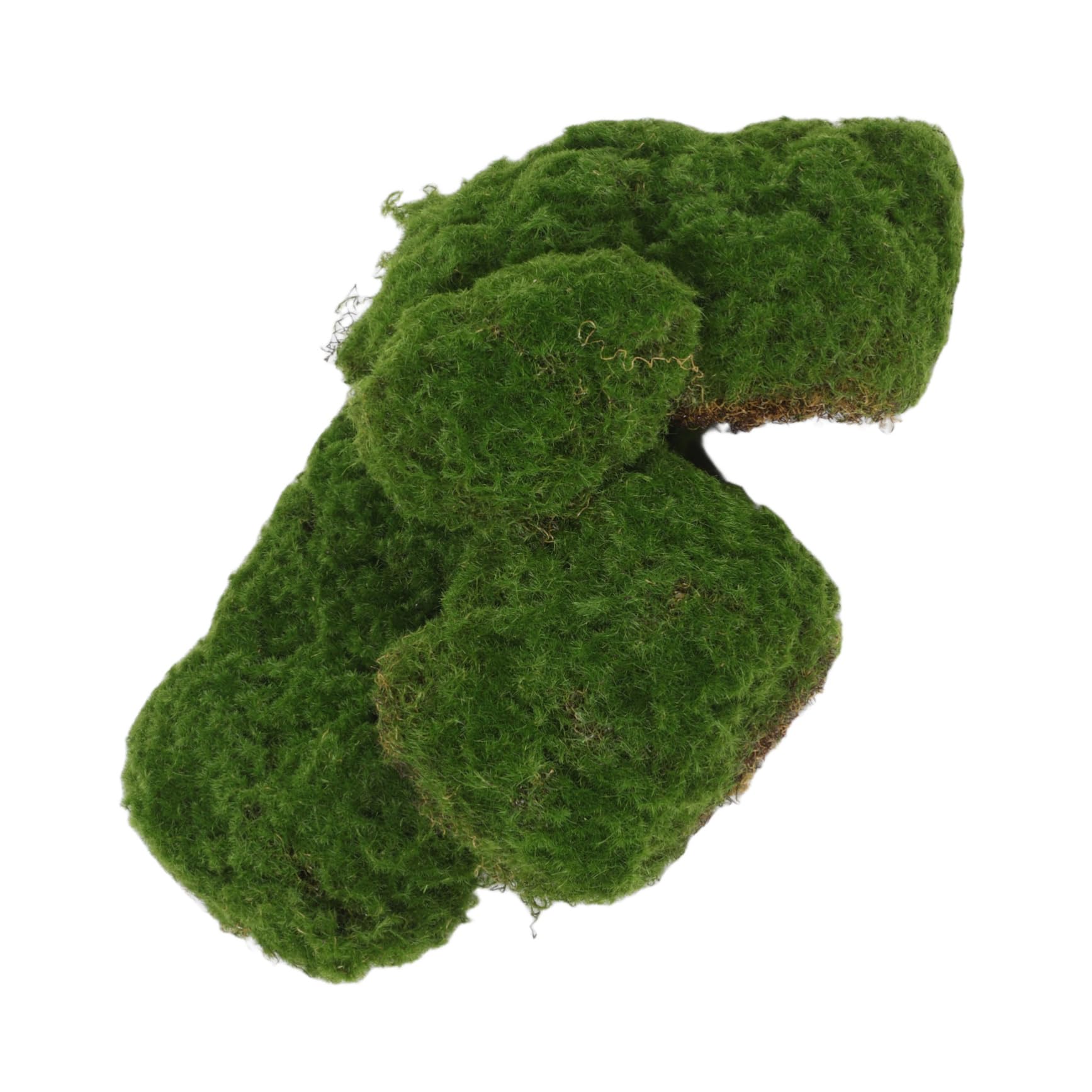 GRIRIW 4pcs Artificial Moss Rocks for Home Decor Faux Moss Stones Artificial Plants Outdoor Indoor Garden Decor