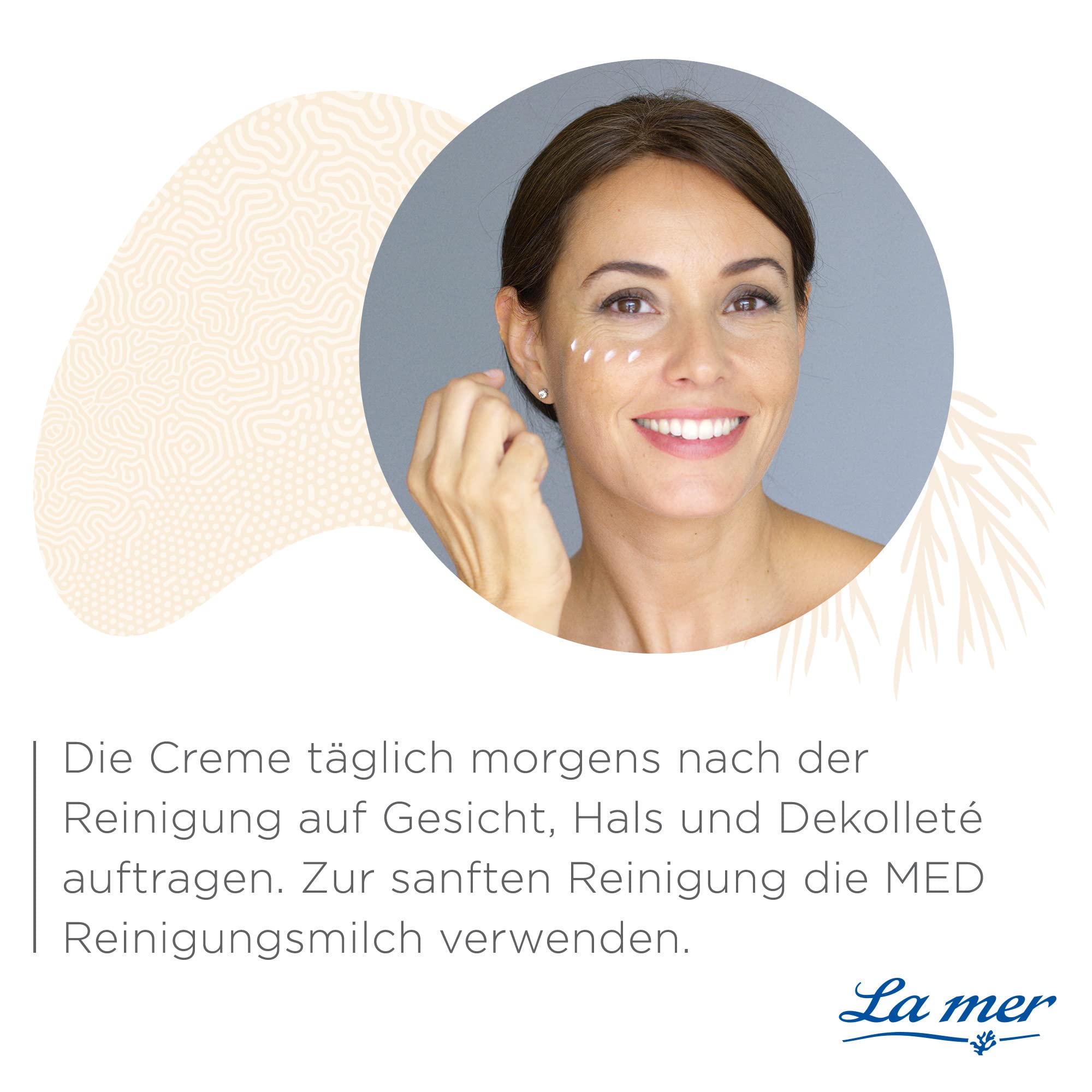 La mer MED+ Anti-Age Tagescreme - Anti-Age Tagescreme bei empfindlicher Haut - Vitalisierende Gesichtspflege - Schützt vor UV-bedingter Hautalterung - Korrigiert Unregelmäßigkeiten - 50 ml