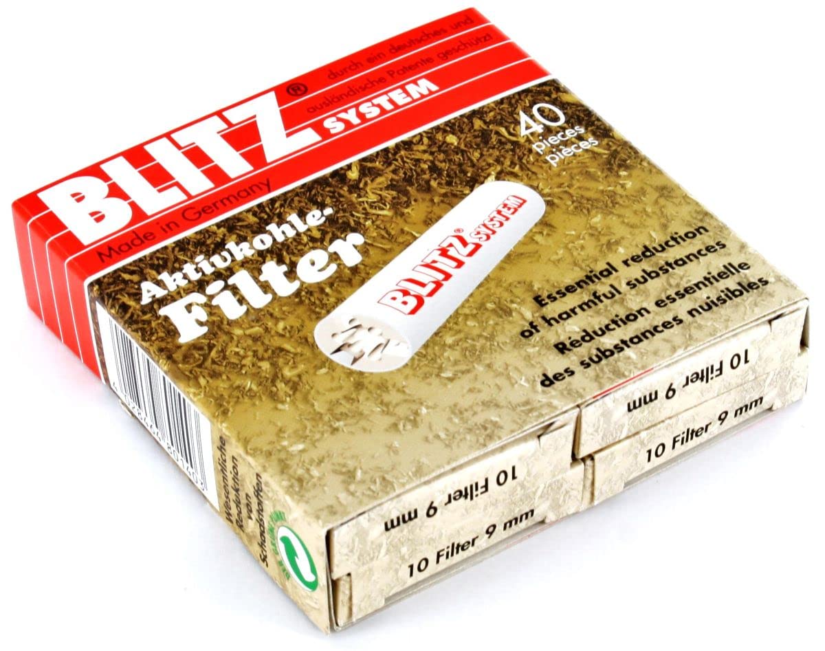 Lot de 40 filtres à charbon actif - Diamètre : 9 mm