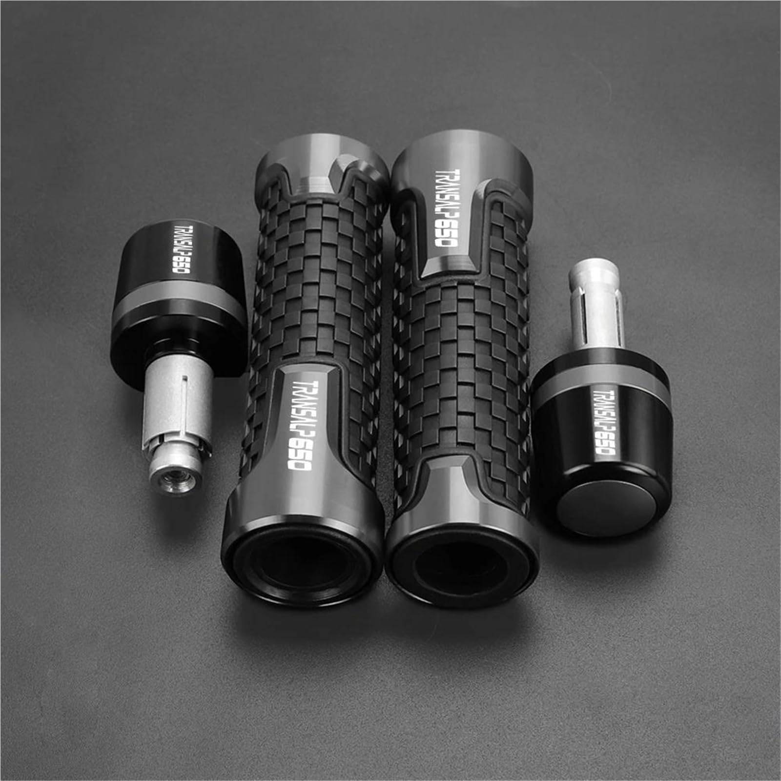 CFSJRXZ Clutch Levers Motorcycle Brake Clutch Lever Non Slip Handlebar Grips for XL 650V Transalp XLV 650 2001-2007 with Handle Bar End Motorbike Brake Lever Handlebar Grips(Color 24)