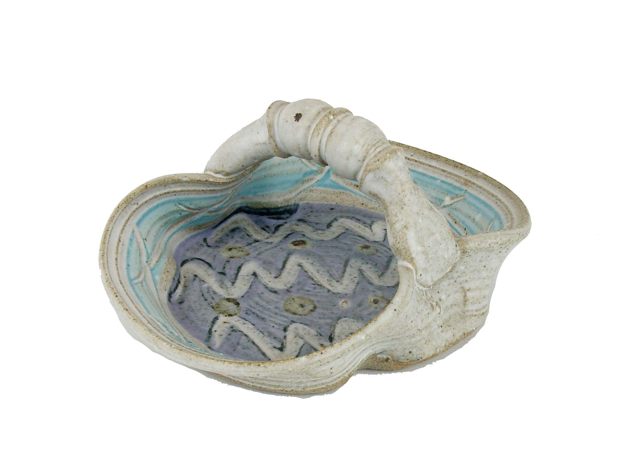 Hawkdancing Stoneware Soap Dish Basket, Pottery Clay Candy Dish, Spoon Rest