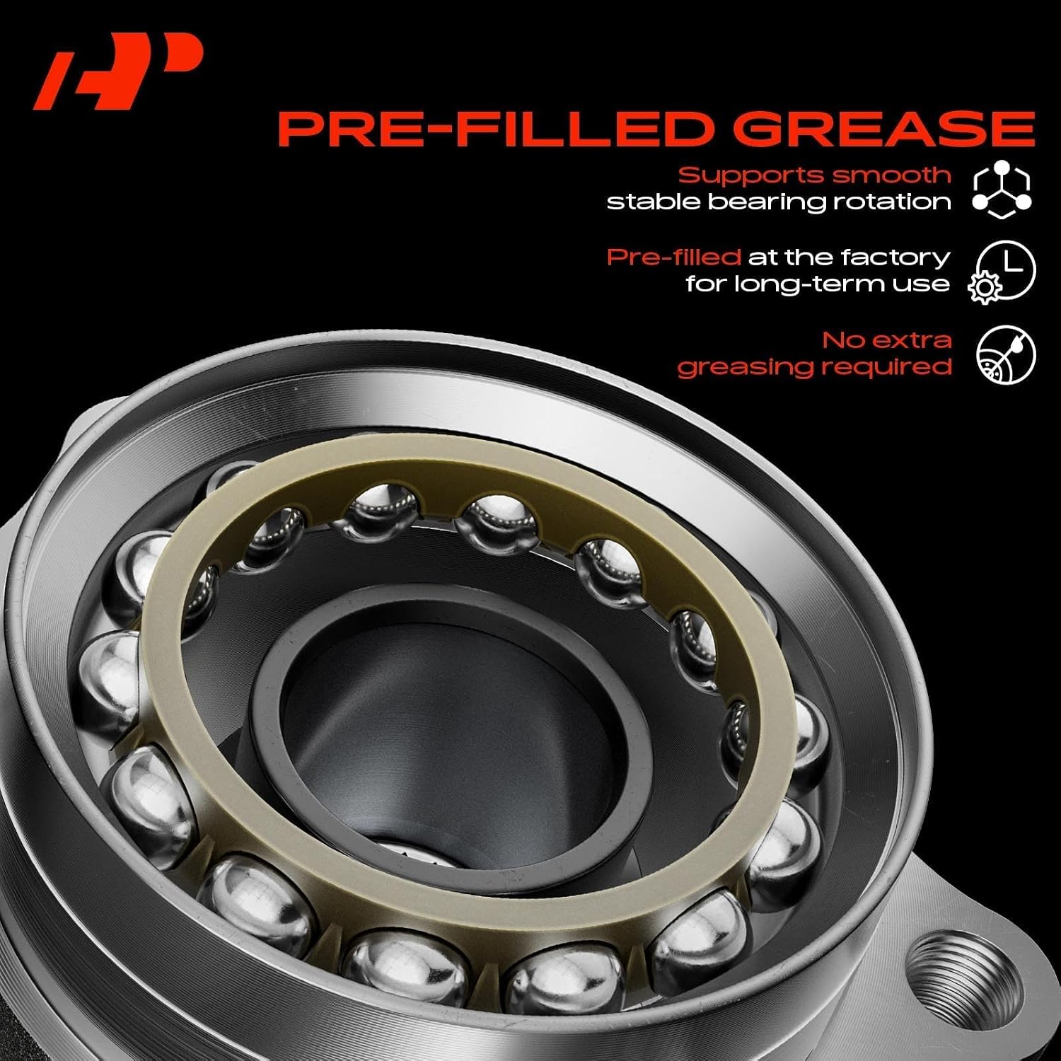A-Premium Front Right Steering Knuckle & Wheel Bearing Hub Assembly Compatible with Ford Escape 2005-2012 & Mazda Tribute 2005-2006 2008-2011 & Mercury Mariner 2005-2011, Sport Utility, Passenger Side