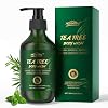 Tea Tree Shower Gel Relieves Skin Fungus Itchy Skin Inguinea Athletes Foot Eczema and Body Odor Tea Tree Body Wash with Peppermint Oil and Coconut Oil Shower Gel with Pump for Men Women 300