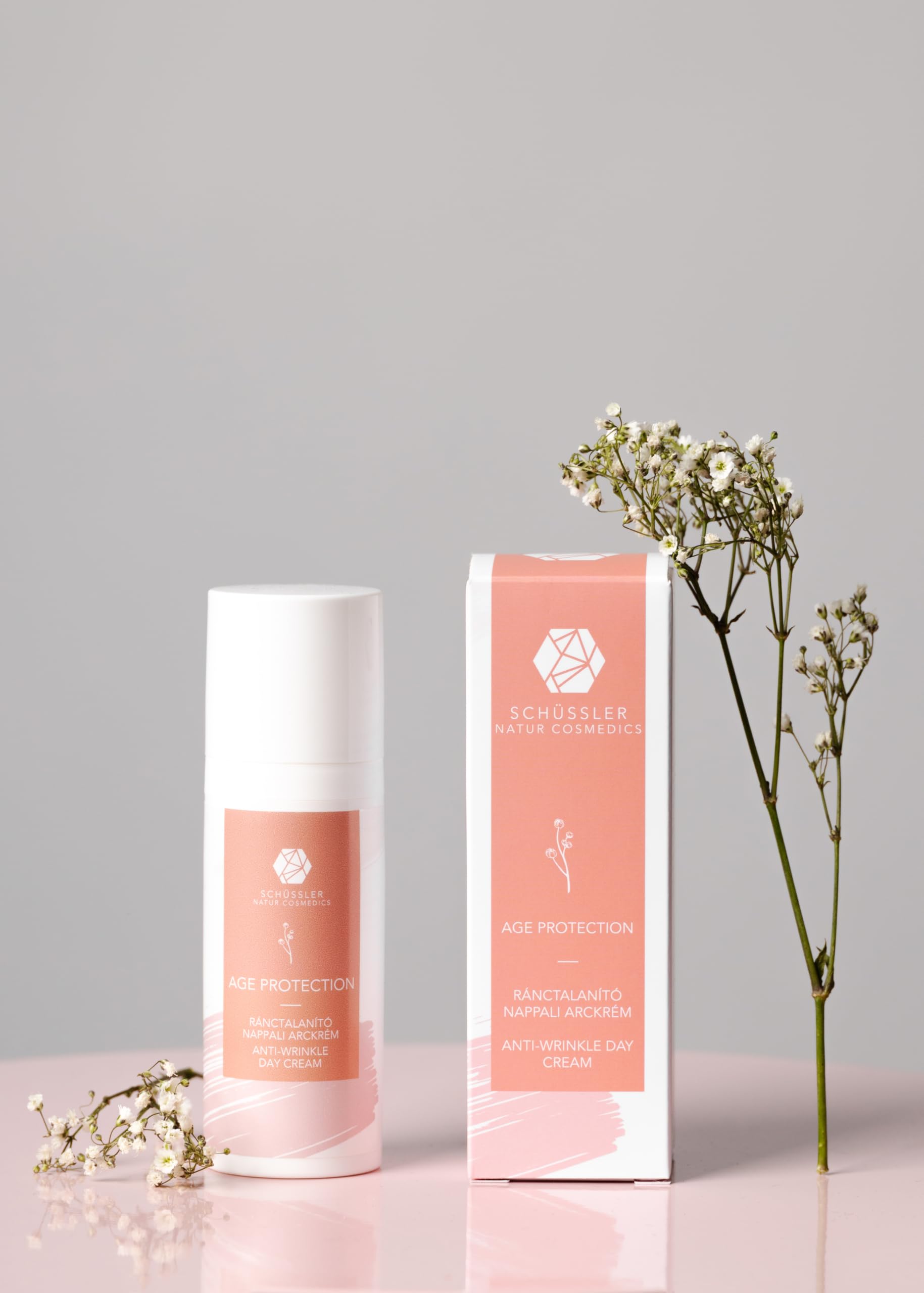 Age Protection Crema de día 50 ml – Crema antiedad con fermento marino, hialurón y células madre vegetales – Aceites orgánicos, Clean Beauty, Airless, Inspirado en Schüssler