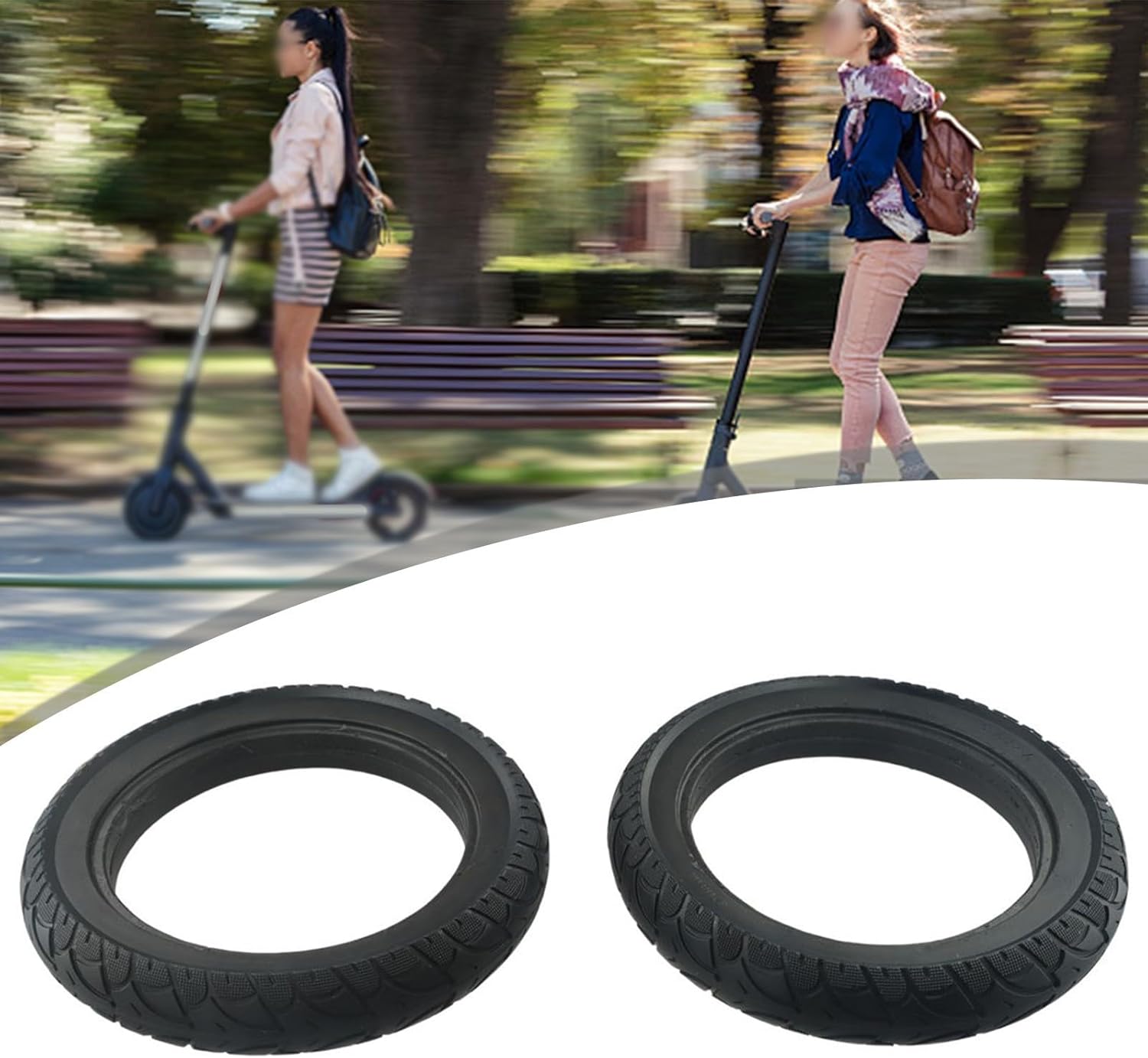 Solid Rubber Tire, Electric Scooters Wheels Replacement Part, Electric Car Reliable Tire For Bike Scooter, 12 Inch 12 * 2.125