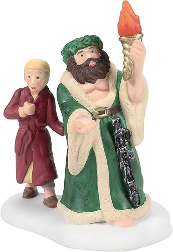 Department 56 Porcelain Dickens Village a Christmas Carol Visiting The Miner's Home Building and Figurine Set - Thumbnail 4