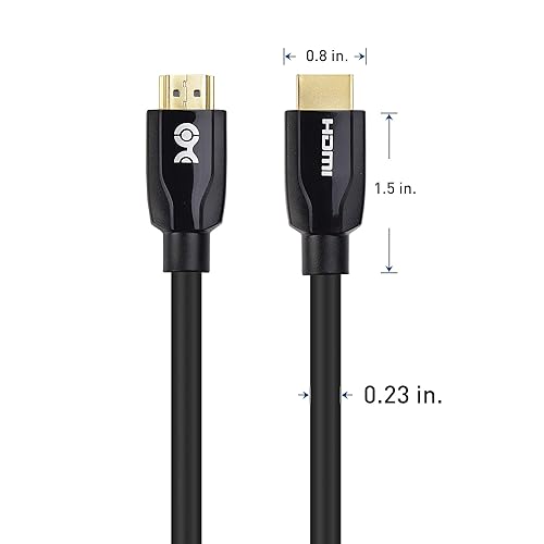 Miniatura 6 de Cable Matters Certificado premium Cable HDMI a HDMI de 3 pies (cable HDMI premium) con soporte 4K HDR en negro