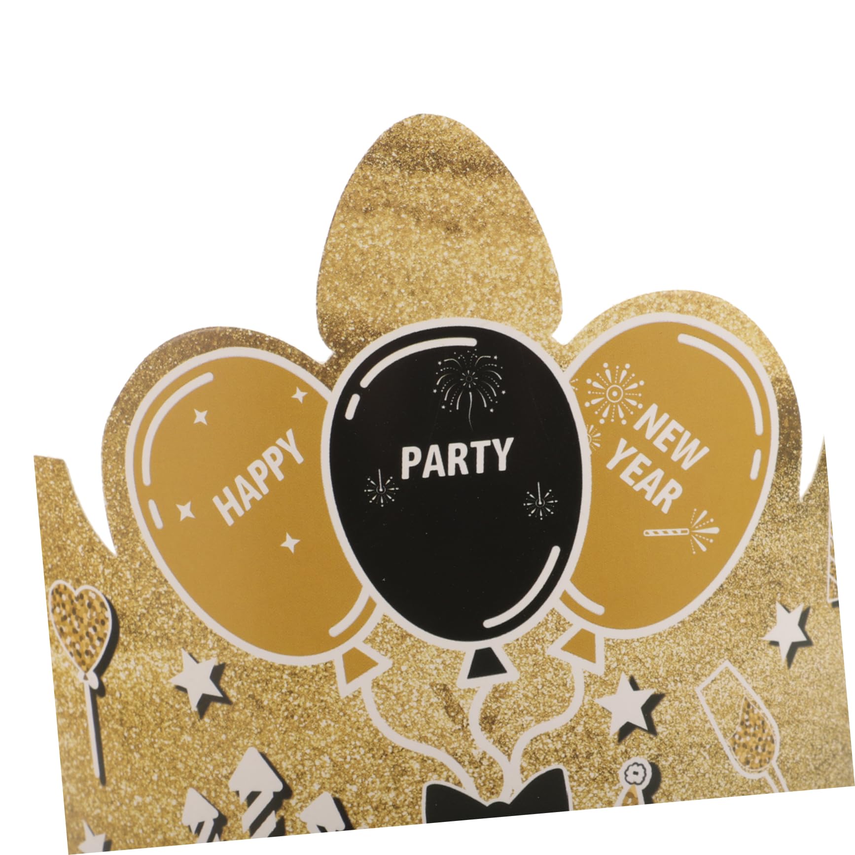 ibasenice Neujahrsmützen Für Erwachsene Silvesterhüte Partyhüte Für Kinder Fotokabinen-requisiten Für Das Neue Jahr Silvester-party-requisite Partyzubehör Für Erwachsene Kappen Papier