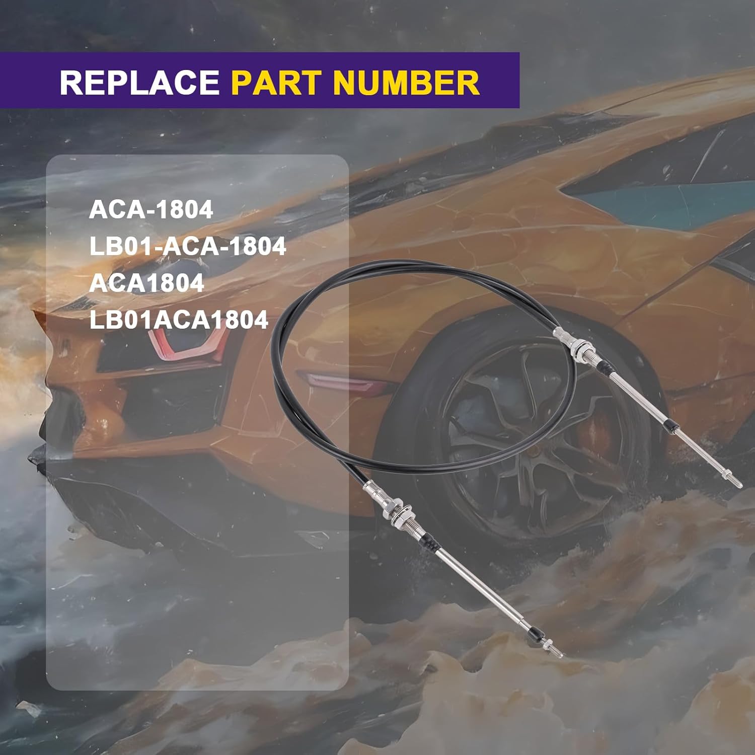 2 Inch Aftermarket Column Adjustable Shift Linkage Kit ACA-1804 Compatible with GM TH350/TH400/700R4/TH200/2004R/4L60/4L80E Transmissions Replace LB01-ACA-1804