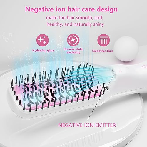 Miniatura 4 de DAN Technology Cepillo secador 3 en 1, cepillo secador de pelo, cepillo de paleta, cepillo alisador de pelo, cepillo secador de pelo para cabello