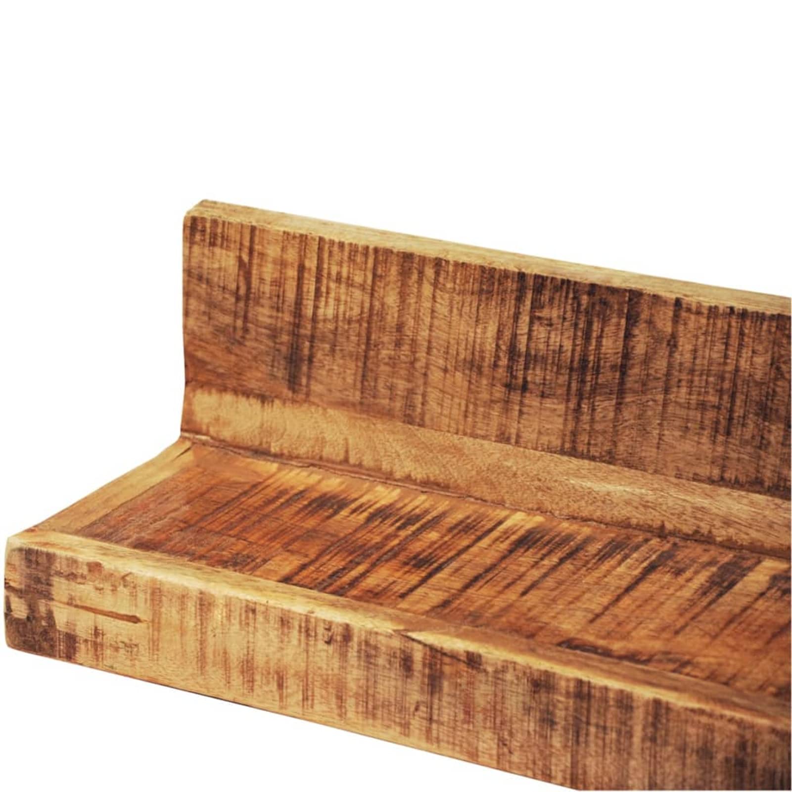 Homgoday Estantes de pared de madera maciza, 2 artículos, armario librería vitrina, librería vertical para ahorrar espacio, librería de suelo, para salón o estudio