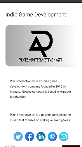 Pixel-interactive-art E-business card