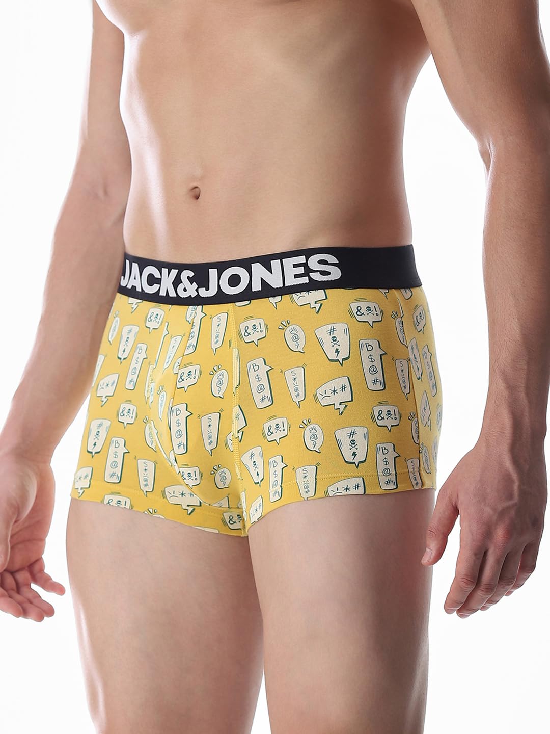 jack & jones Men's Cotton Blend Modern Cartoon Trunks-picture-44