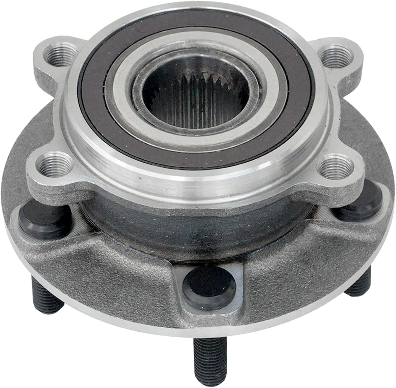 513347 Front Wheel Hub and Bearing Assembly for Mazda 6 2014-2019, CX-5 2013-2022, 5Lugs, Steel, Roller Bearing, Automotive Part