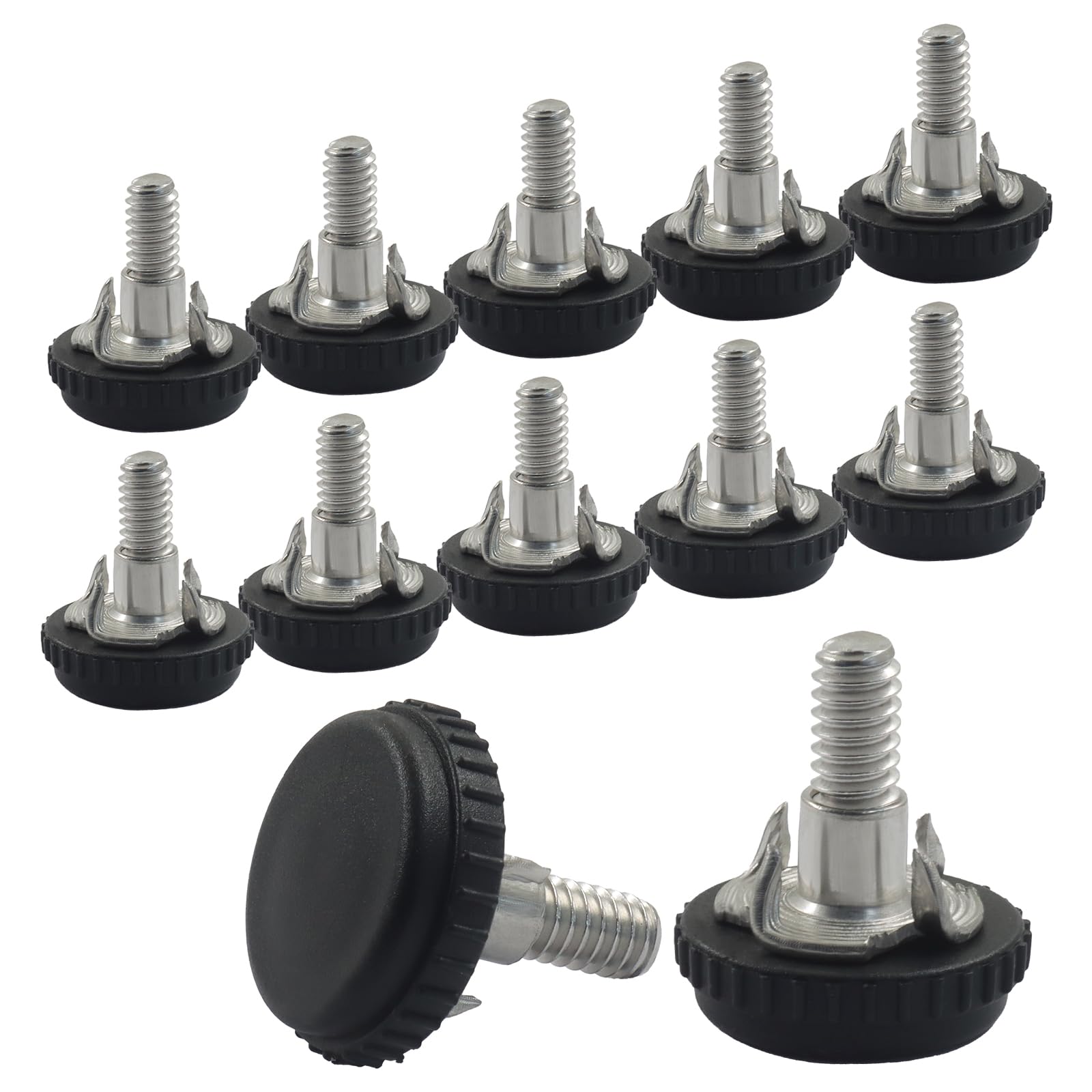 Niveladores de patas de muebles ajustables con rosca 1/10.2-20 para escritorios y sillas de metal