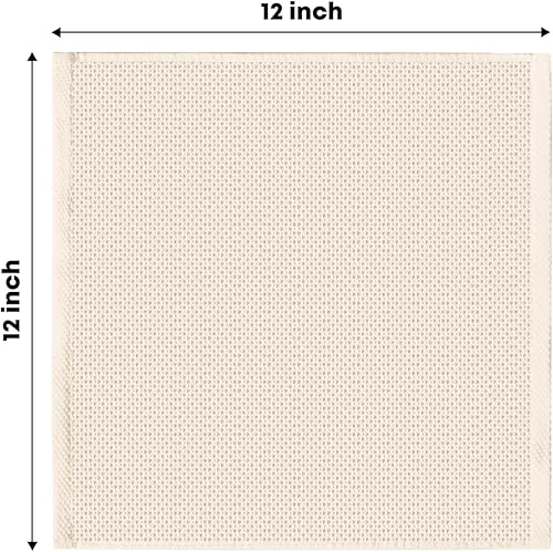 Miniatura 6 de Artoid Mode Juego de 6 paños de cocina de 100 % algodón, tejido de punto gofre, color beige, marrón, gris oscuro, 12 x 12 pulgadas, ultra suaves,