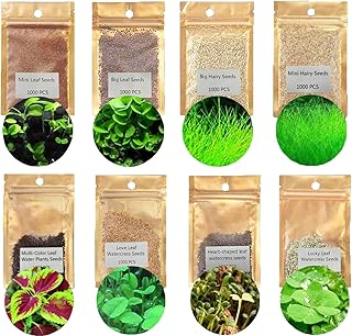 8 Pack Aquarium Plant Seed set - not Artificial plasticl plant