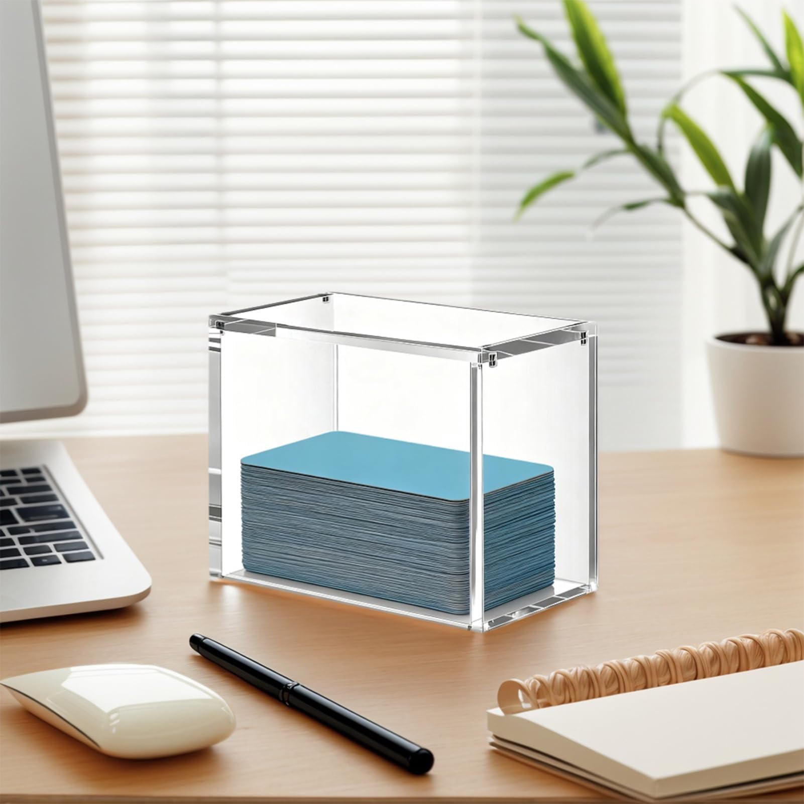 Transparente Acryl-Vitrine, dick, staubdicht, mit Magnetverschluss, perfekt für Sammelkarten, Figuren, Puppen, Zuhause, Wohnzimmer, Arbeitszimmer, Dekor