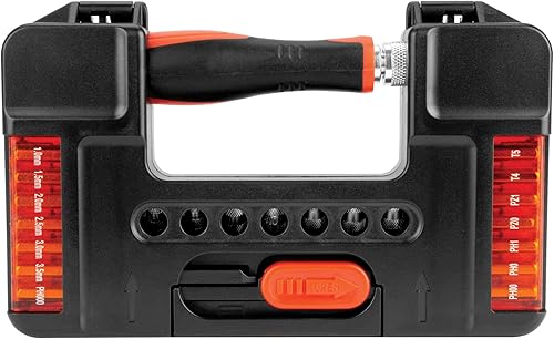 Miniatura 2 de Performance Tool W1735 - Juego de destornilladores de precisión 37 en 1 con 35 puntas para reparaciones electrónicas, perfecto para trabajos de