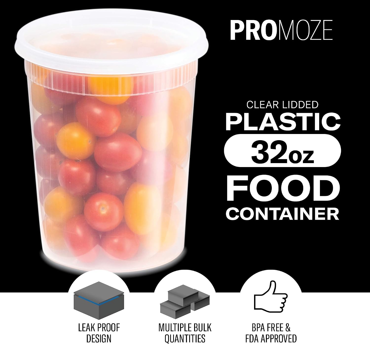 Plastic Deli Food Storage Containers