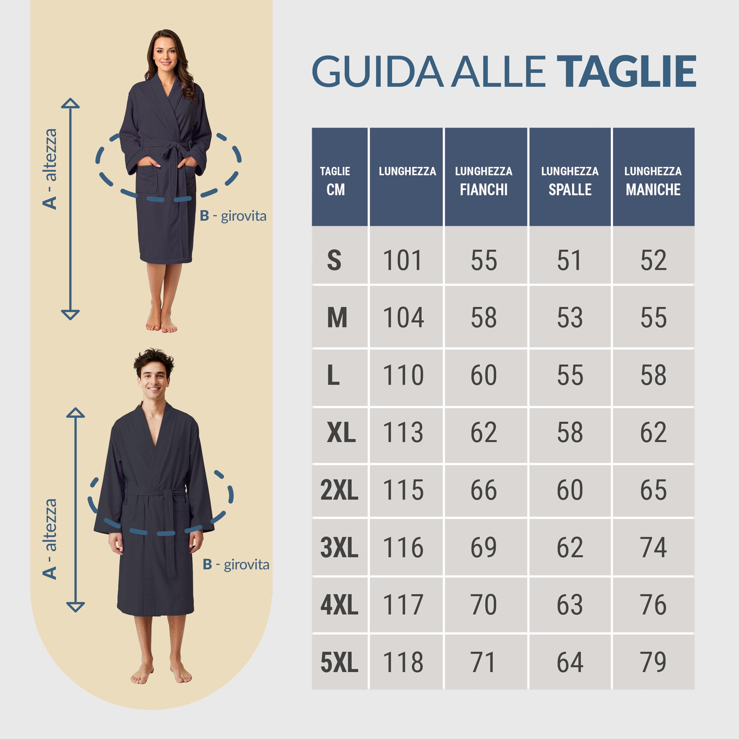 Dorian Home - Accappatoio Uomo e Donna in Microfibra Anallergico, Morbido, Leggero, Salvaspazio, Assorbente a Rapida Asciugatura con Cappuccio, Tasche, Cintura a Passanti e Gancio, Lavabile (no Stiro)