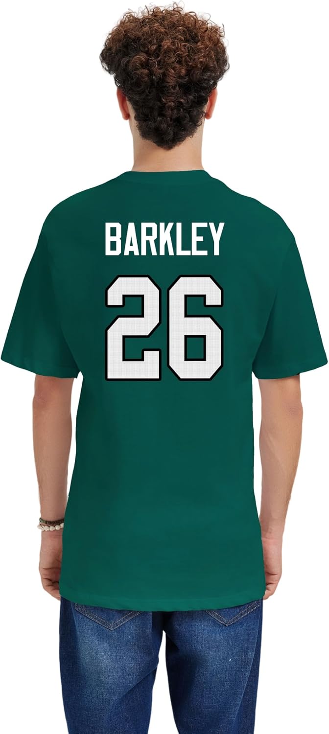 Custom Football T-Shirt No Brand/Logos 100% Cotton for Mens/Womens/Kid