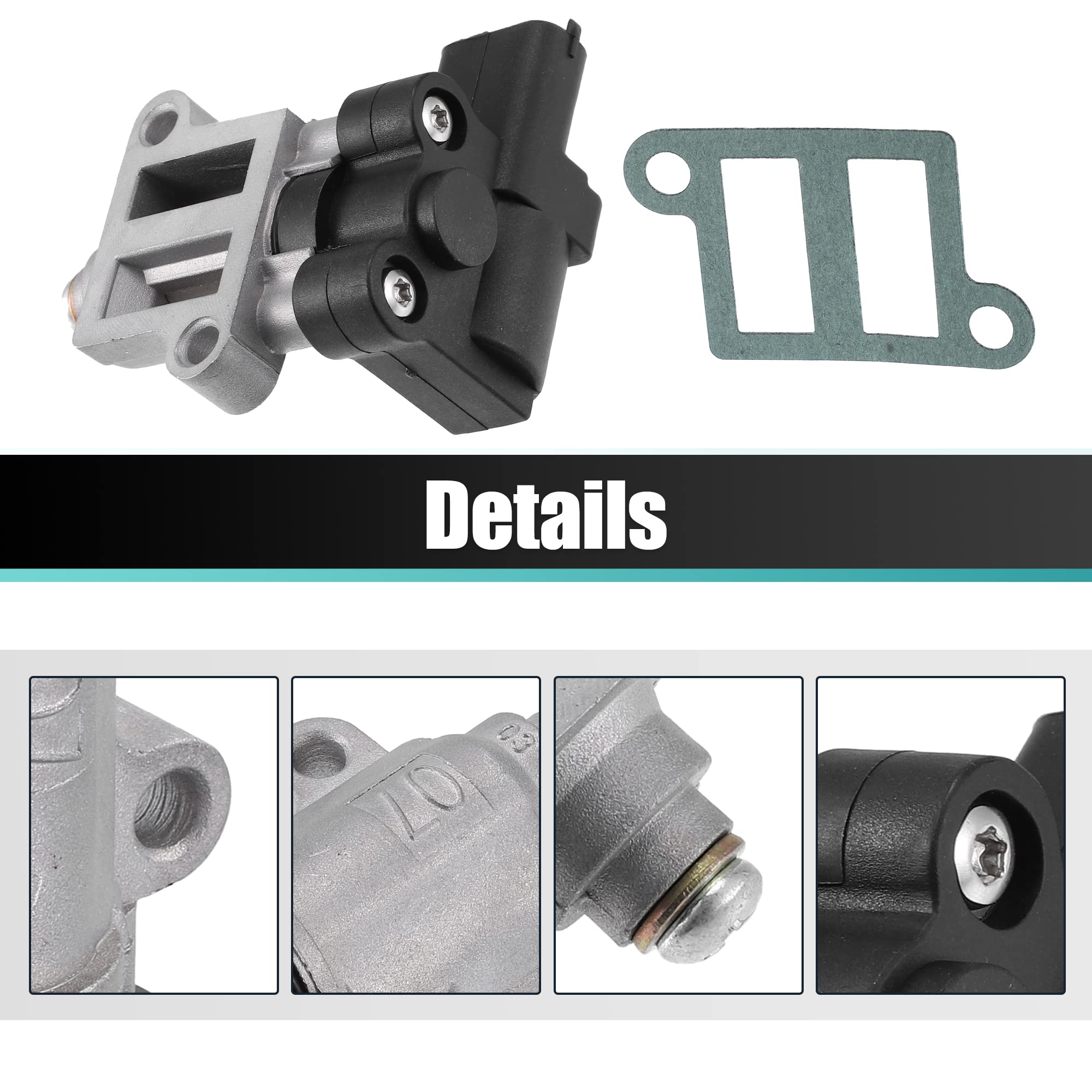X AUTOHAUX Valvola di controllo aria inattiva IAC per Hyundai Matrix I10 1,1 35150-02800