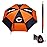 Team Golf NFL Chicago Bears Golf Umbrella 62 Golf Umbrella with Protective Sheath, Double Canopy Wind Protection Design, Auto Open Button