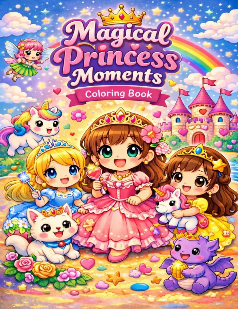 Magical Princess Moments Coloring Book